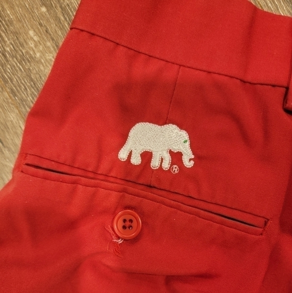 University of Alabama Roll Tide Red Men's Slacks by The Locker Room size 35 - Picture 3 of 6